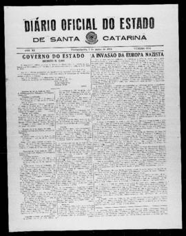 Diário Oficial do Estado de Santa Catarina. Ano 11. N° 2751 de 07/06/1944