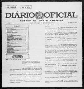 Diário Oficial do Estado de Santa Catarina. Ano 55. N° 14034 de 19/09/1990