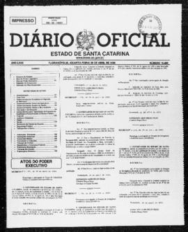Diário Oficial do Estado de Santa Catarina. Ano 67. N° 16400 de 26/04/2000