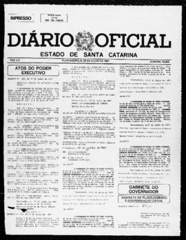 Diário Oficial do Estado de Santa Catarina. Ano 53. N° 13256 de 28/07/1987