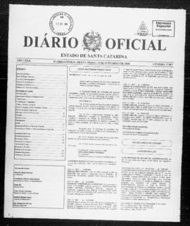 Diário Oficial do Estado de Santa Catarina. Ano 72. N° 17967 de 15/09/2006