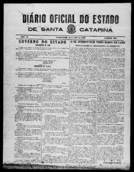 Diário Oficial do Estado de Santa Catarina. Ano 10. N° 2497 de 12/05/1943