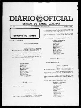 Diário Oficial do Estado de Santa Catarina. Ano 46. N° 11484 de 28/05/1980