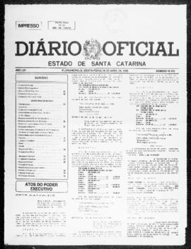Diário Oficial do Estado de Santa Catarina. Ano 62. N° 15172 de 28/04/1995