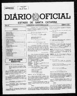 Diário Oficial do Estado de Santa Catarina. Ano 56. N° 14323 de 19/11/1991