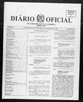 Diário Oficial do Estado de Santa Catarina. Ano 71. N° 17478 de 15/09/2004