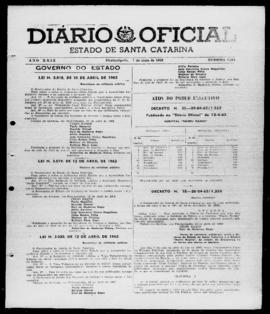 Diário Oficial do Estado de Santa Catarina. Ano 29. N° 7043 de 07/05/1962