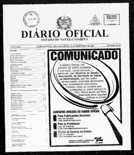 Diário Oficial do Estado de Santa Catarina. Ano 74. N° 18517 de 29/12/2008