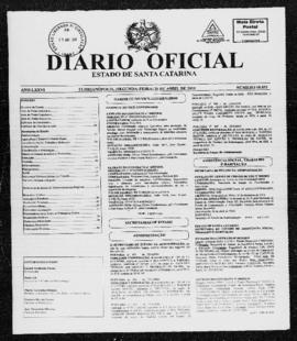 Diário Oficial do Estado de Santa Catarina. Ano 76. N° 18833 de 26/04/2010
