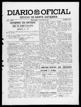 Diário Oficial do Estado de Santa Catarina. Ano 26. N° 6305 de 22/04/1959