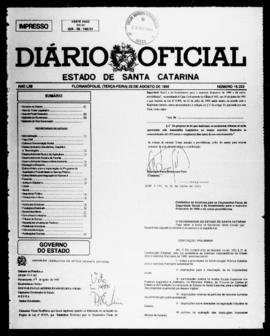 Diário Oficial do Estado de Santa Catarina. Ano 62. N° 15252 de 22/08/1995
