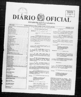 Diário Oficial do Estado de Santa Catarina. Ano 71. N° 17449 de 03/08/2004