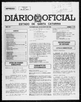 Diário Oficial do Estado de Santa Catarina. Ano 58. N° 14748 de 10/08/1993