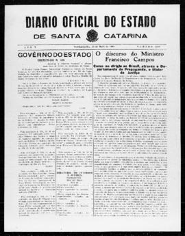 Diário Oficial do Estado de Santa Catarina. Ano 5. N° 1208 de 17/05/1938
