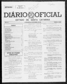 Diário Oficial do Estado de Santa Catarina. Ano 56. N° 14166 de 08/04/1991