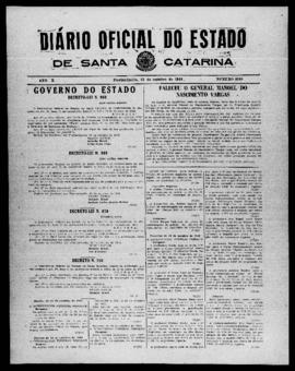 Diário Oficial do Estado de Santa Catarina. Ano 10. N° 2608 de 21/10/1943