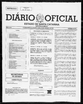 Diário Oficial do Estado de Santa Catarina. Ano 67. N° 16573 de 04/01/2001