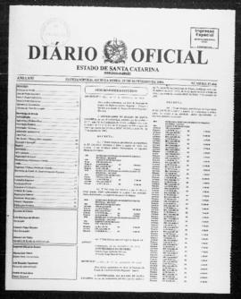 Diário Oficial do Estado de Santa Catarina. Ano 71. N° 17484 de 23/09/2004