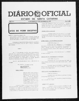 Diário Oficial do Estado de Santa Catarina. Ano 45. N° 11362 de 26/11/1979