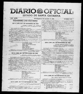 Diário Oficial do Estado de Santa Catarina. Ano 27. N° 6682 de 16/11/1960