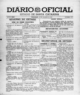 Diário Oficial do Estado de Santa Catarina. Ano 24. Nº 5977 de 14/11/1957