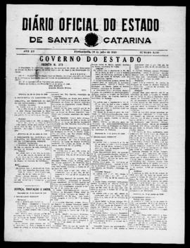 Diário Oficial do Estado de Santa Catarina. Ano 15. N° 3746 de 19/07/1948