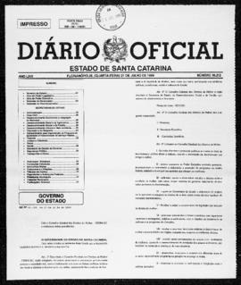 Diário Oficial do Estado de Santa Catarina. Ano 66. N° 16212 de 21/07/1999