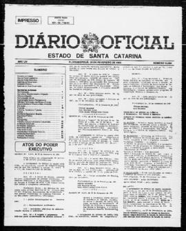 Diário Oficial do Estado de Santa Catarina. Ano 54. N° 13894 de 23/02/1990