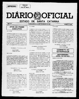 Diário Oficial do Estado de Santa Catarina. Ano 54. N° 13646 de 22/02/1989