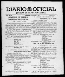 Diário Oficial do Estado de Santa Catarina. Ano 27. N° 6671 de 26/10/1960