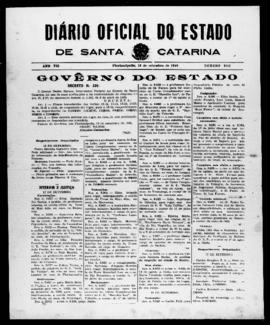 Diário Oficial do Estado de Santa Catarina. Ano 7. N° 1852 de 19/09/1940