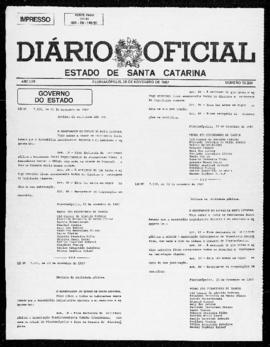 Diário Oficial do Estado de Santa Catarina. Ano 53. N° 13339 de 26/11/1987