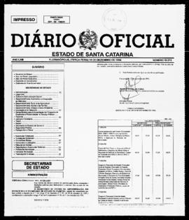 Diário Oficial do Estado de Santa Catarina. Ano 63. N° 15572 de 10/12/1996