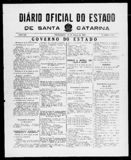 Diário Oficial do Estado de Santa Catarina. Ano 20. N° 4868 de 27/03/1953