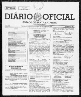 Diário Oficial do Estado de Santa Catarina. Ano 67. N° 16499 de 15/09/2000