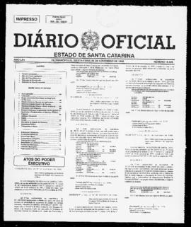 Diário Oficial do Estado de Santa Catarina. Ano 65. N° 16038 de 06/11/1998