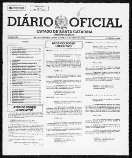 Diário Oficial do Estado de Santa Catarina. Ano 68. N° 16662 de 17/05/2001