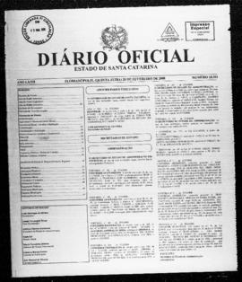 Diário Oficial do Estado de Santa Catarina. Ano 72. N° 18311 de 28/02/2008