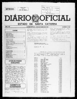 Diário Oficial do Estado de Santa Catarina. Ano 58. N° 14794 de 18/10/1993