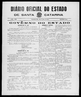 Diário Oficial do Estado de Santa Catarina. Ano 8. N° 2018 de 23/05/1941