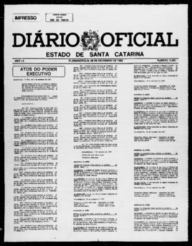 Diário Oficial do Estado de Santa Catarina. Ano 52. N° 12851 de 06/12/1985