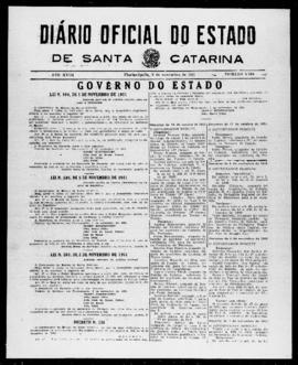 Diário Oficial do Estado de Santa Catarina. Ano 18. N° 4536 de 08/11/1951