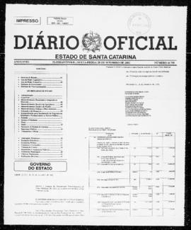 Diário Oficial do Estado de Santa Catarina. Ano 68. N° 16755 de 28/09/2001