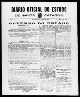 Diário Oficial do Estado de Santa Catarina. Ano 5. N° 1253 de 15/07/1938