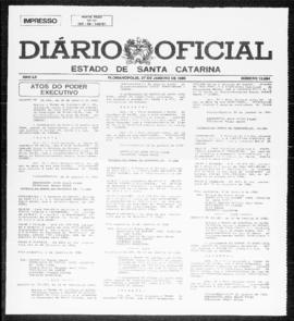 Diário Oficial do Estado de Santa Catarina. Ano 52. N° 12884 de 27/01/1986