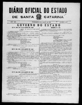 Diário Oficial do Estado de Santa Catarina. Ano 16. N° 4007 de 26/08/1949