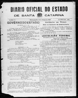 Diário Oficial do Estado de Santa Catarina. Ano 5. N° 1161 de 16/03/1938