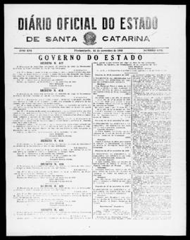 Diário Oficial do Estado de Santa Catarina. Ano 16. N° 4063 de 22/11/1949