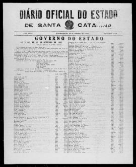 Diário Oficial do Estado de Santa Catarina. Ano 18. N° 4531 de 29/10/1951