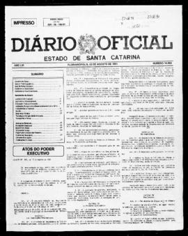 Diário Oficial do Estado de Santa Catarina. Ano 56. N° 14263 de 23/08/1991